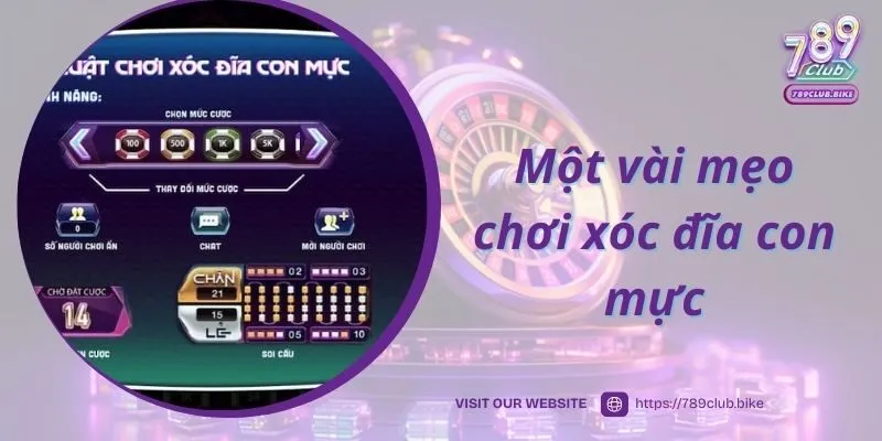 Một vài mẹo chơi xóc đĩa con mực 789Club thắng đậm